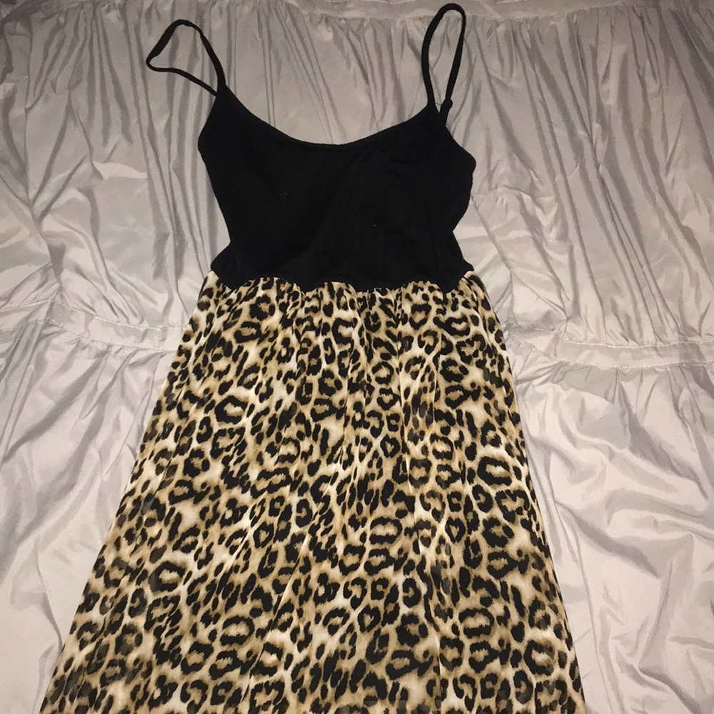 Leopard maxi dress